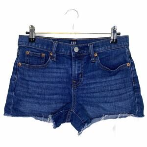 GAP Raw Hem Blue Jean Shorts Women’s Size 25